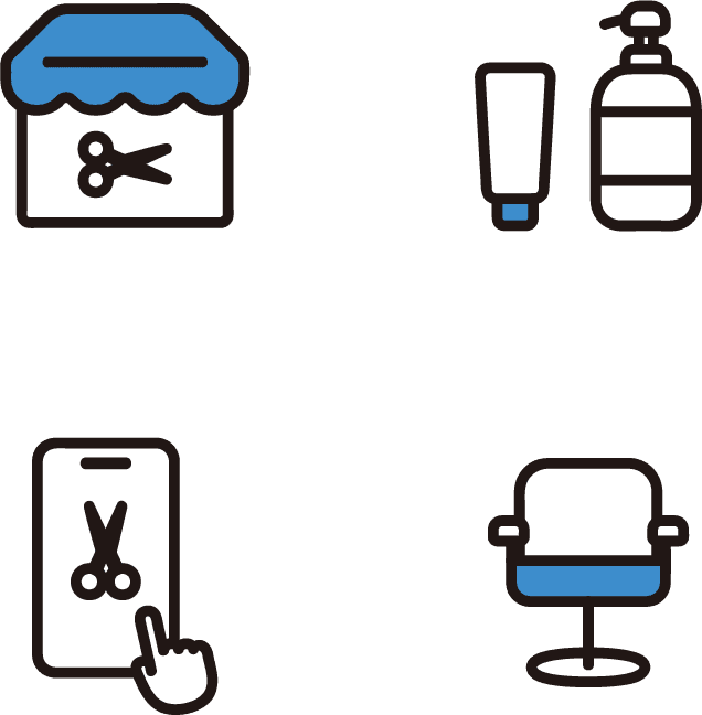 予約・CRM・自動配信が一体で回るサロンのイメージ